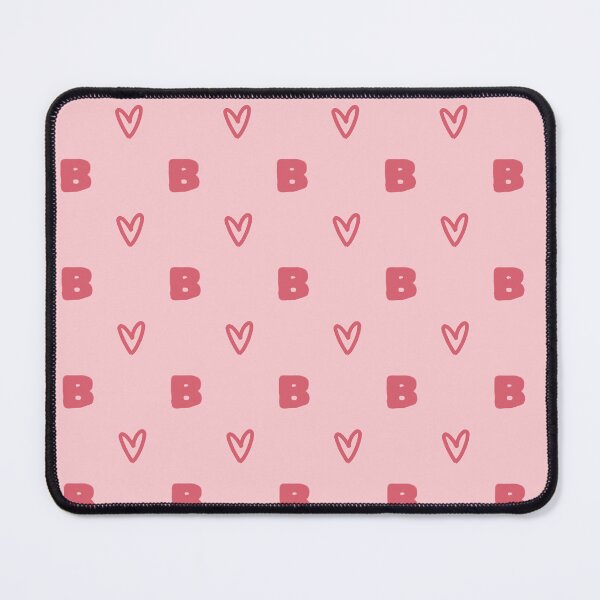 Item preview, Letter B Monogram Pink Heart Pattern | Cute Initial B Pink Heart Aesthetic | Red and Pink Letter B Heart Design | Monogram B Heart Pattern | Girly Letter B Initial Hearts | Valentine Letter B designed and sold by VivaFy.