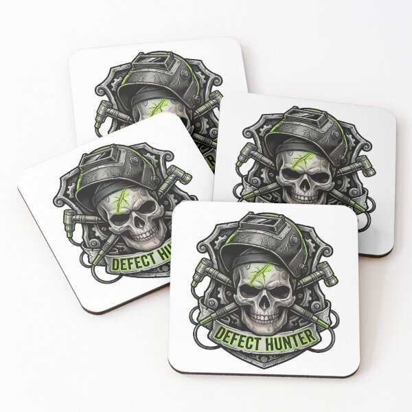 Item preview, NDT Technician Defect Hunter Skull Tattoo designed and sold by DuckOddity.