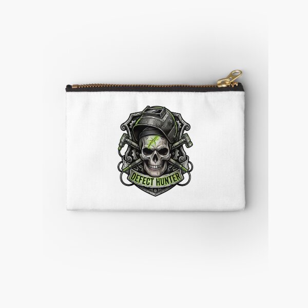 Item preview, NDT Technician Defect Hunter Skull Tattoo designed and sold by DuckOddity.