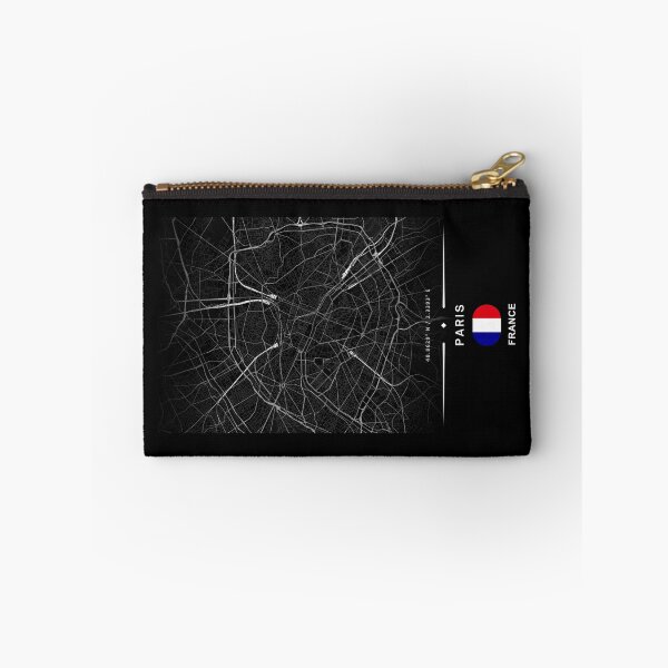Item preview, Paris City Map France – Minimalist Black and White Urban Design designed and sold by Psycho-Crazy.