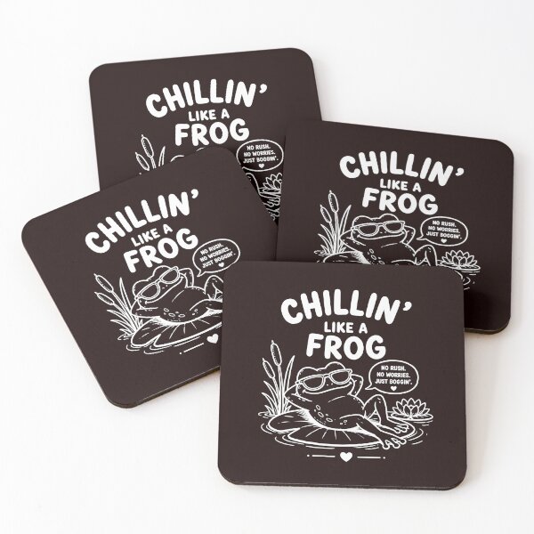 Item preview, Chillin Like A Frog Funny Shirt designed and sold by ArtPer-design.