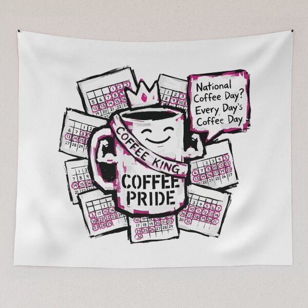 Item preview, National Coffee Day? Every Day’s Coffee Day. designed and sold by XYZ LAB by Jesuperman.