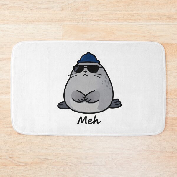 Item preview, Chill Seal Aesthetic Sticker MEH 2 designed and sold by HealthyEnvy.