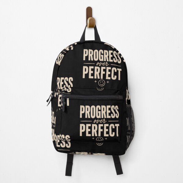 Item preview, Progress Over Perfect Motivational Quote Shirt designed and sold by VibeAura™.