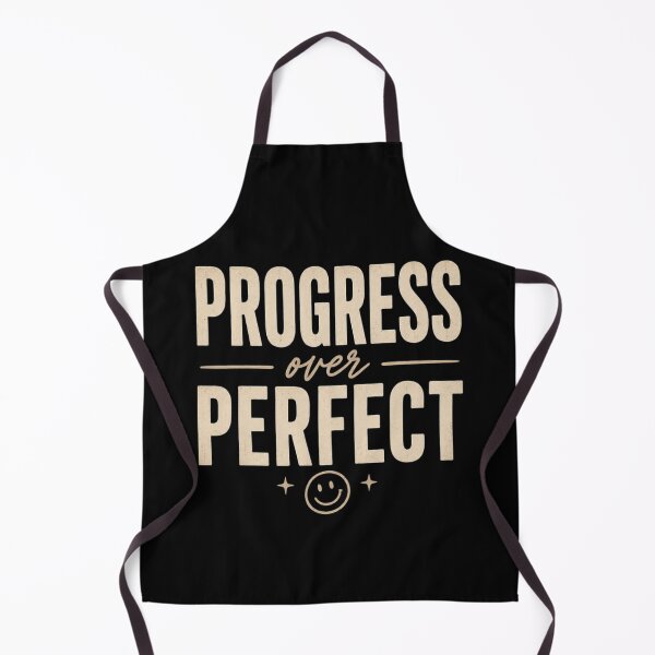 Item preview, Progress Over Perfect Motivational Quote Shirt designed and sold by VibeAura™.