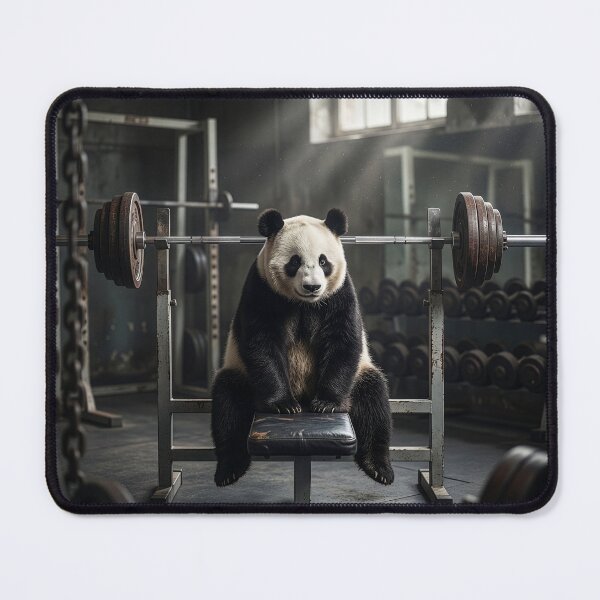Item preview, Panda Bear Hits the Weight Room designed and sold by Tridentulus.