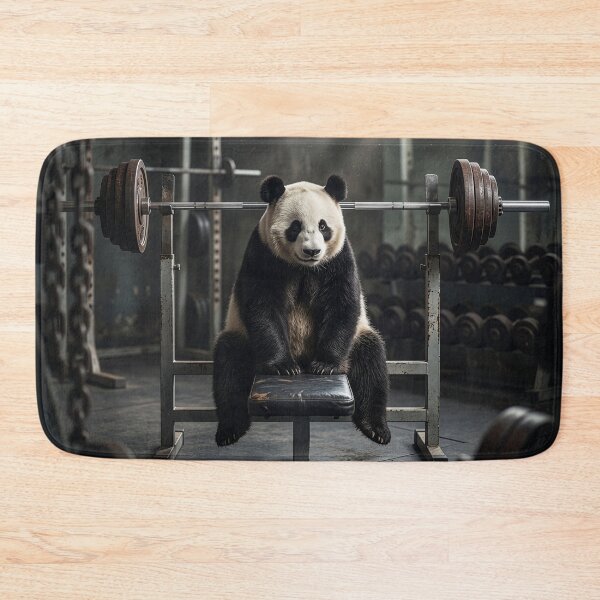Item preview, Panda Bear Hits the Weight Room designed and sold by Tridentulus.