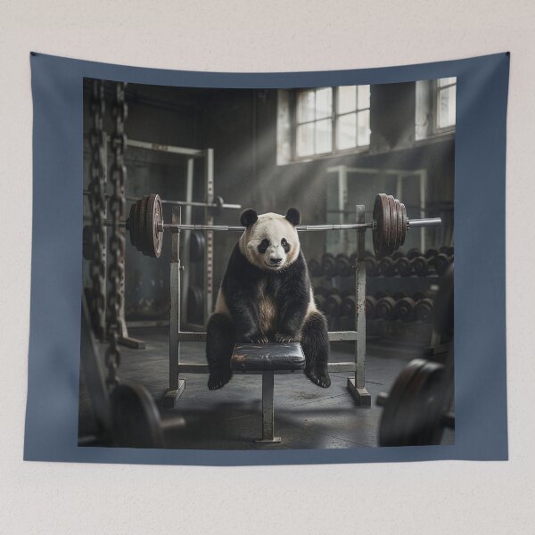 Item preview, Panda Bear Hits the Weight Room designed and sold by Tridentulus.