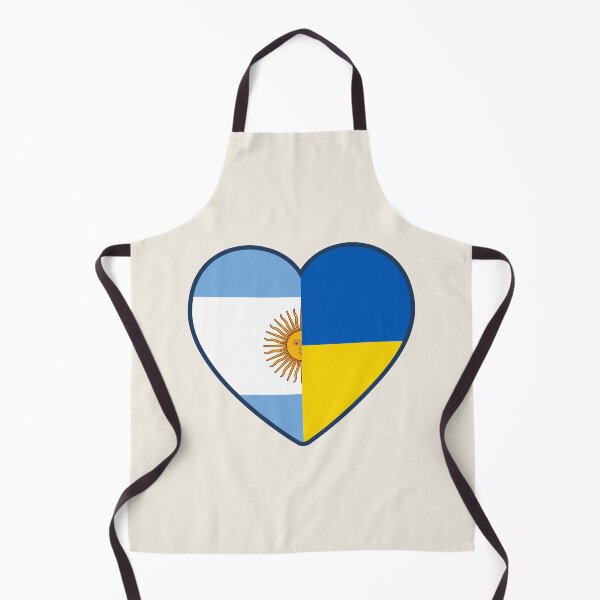 Item preview, Argentina Ukraine | 2 Nations 1 Heart designed and sold by sublimesun.