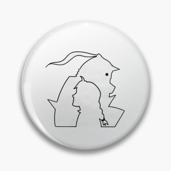 Item preview, Elric Brothers Silhouette - Fullmetal Alchemist Brotherhood designed and sold by nighto-0W.