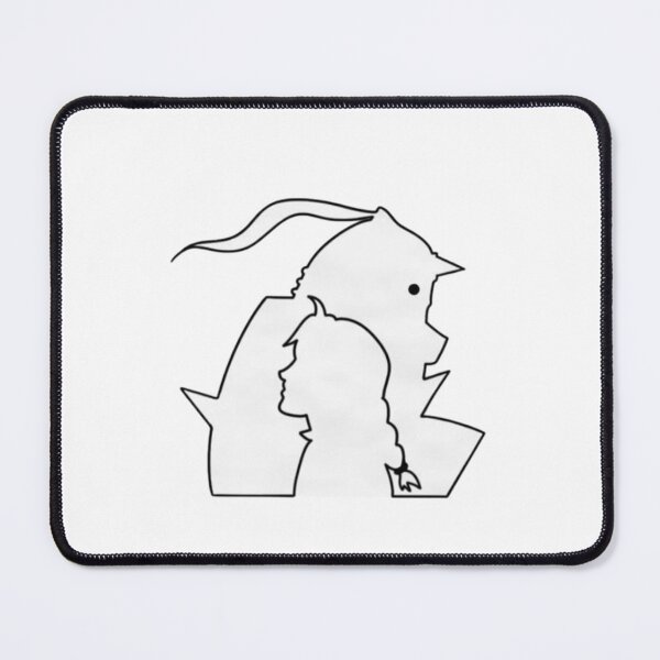 Item preview, Elric Brothers Silhouette - Fullmetal Alchemist Brotherhood designed and sold by nighto-0W.