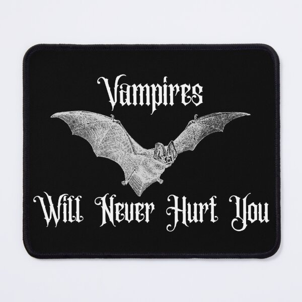 Item preview, Vampires Will Never Hurt You (White) designed and sold by PorcelainBoneWitch.