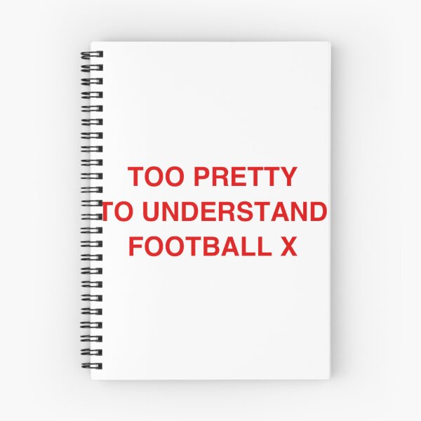 Item preview, Too pretty to understand football designed and sold by evangelineonice.