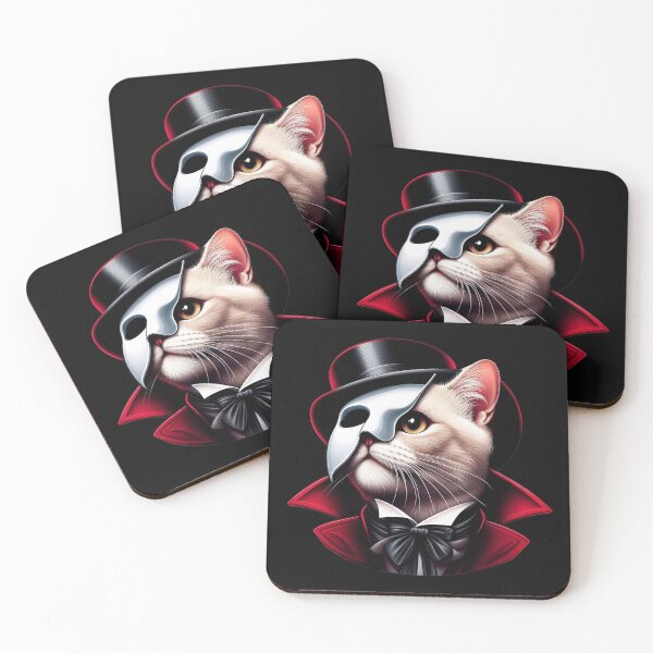 Item preview, Phantom of the Opera Cat Pun  designed and sold by NerdiPop.