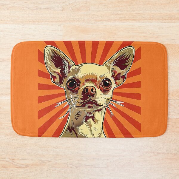 Item preview, Chihuahua Portrait with Sunburst Background designed and sold by PetsArt.
