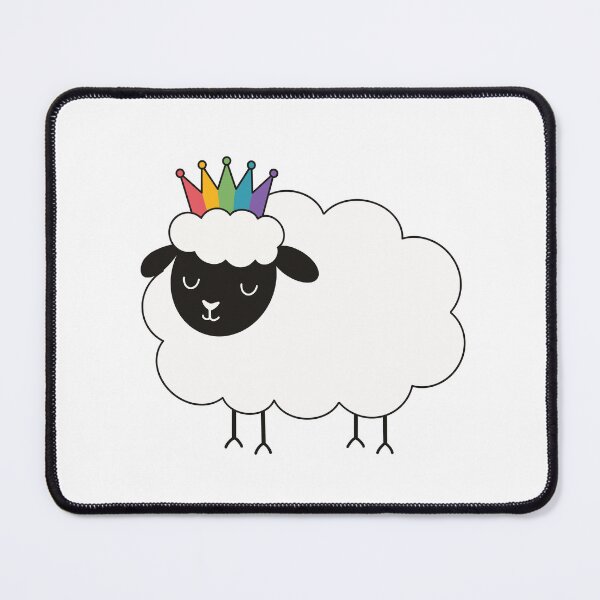 Item preview, Cute Sheep Princess Cartoon designed and sold by OlhaDreamArt.