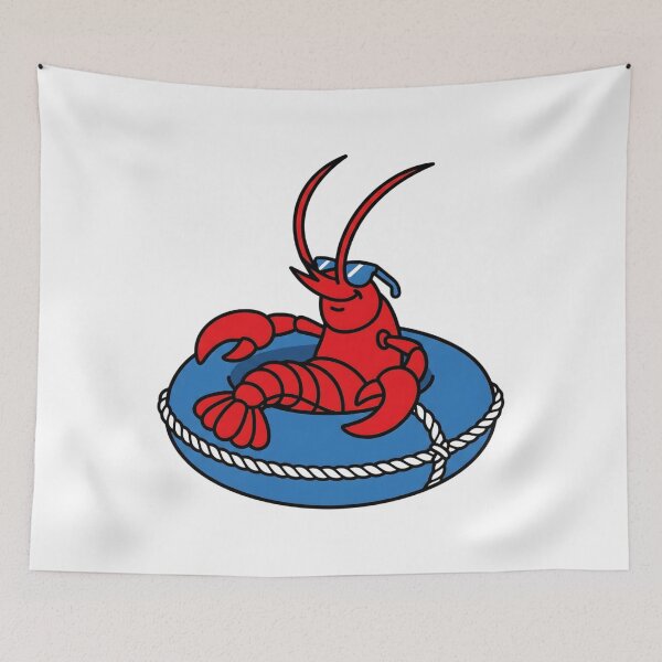 Item preview, Cool Red Crab Summer Float designed and sold by AbanoubStore.