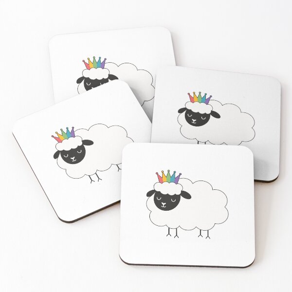 Item preview, Cute Sheep Princess Cartoon designed and sold by OlhaDreamArt.