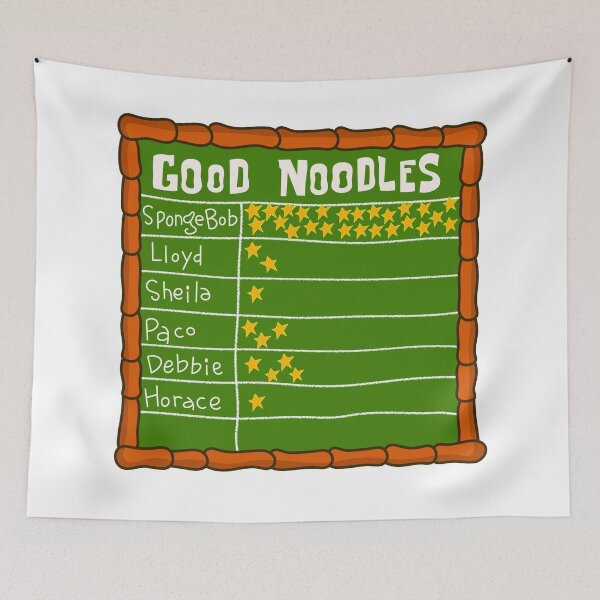 Item preview, SpongeBob GOOD NOODLES  designed and sold by DibujandoPorfa.