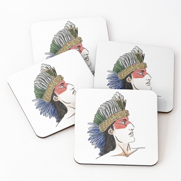 Item preview, Tupi Indian in traditional adornments  designed and sold by JATOOBA.