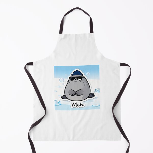 Item preview, Chill Seal Aesthetic Sticker MEH 5 designed and sold by HealthyEnvy.