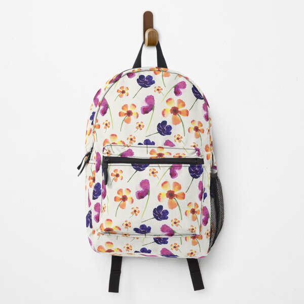 Item preview, Watercolor Flowers in blackberry tones designed and sold by Claudia Parsons Art.