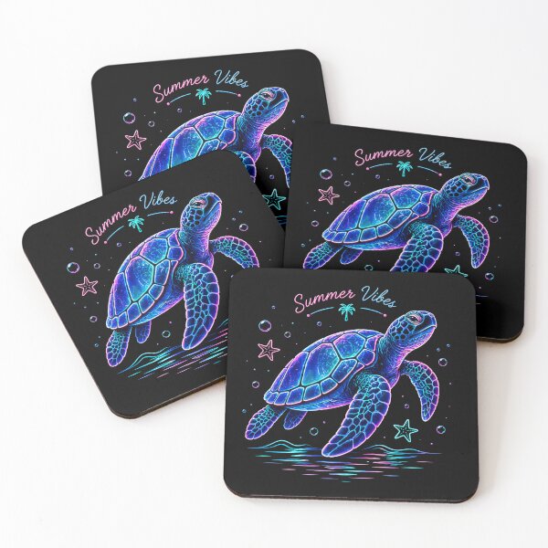 Item preview, Summer Vibes Sea Turtle The Living in Bleu Ocean and Sea  designed and sold by MalwasBasket.