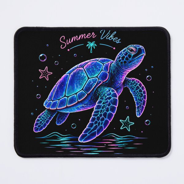 Item preview, Summer Vibes Sea Turtle The Living in Bleu Ocean and Sea designed and sold by MalwasBasket.