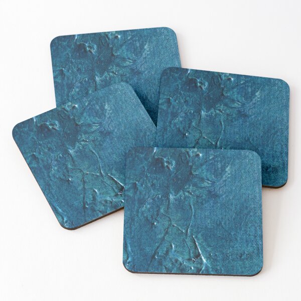 Item preview, Breath In and Breath Out blue acrylic painting on canvas designed and sold by ChillonLeachArt.