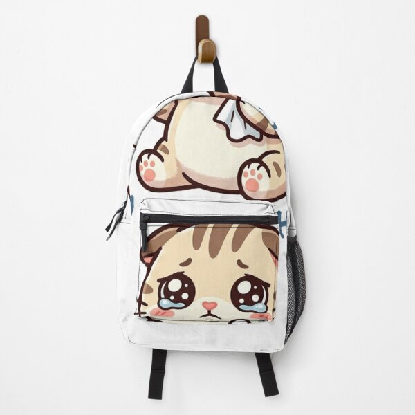Item preview, Cute Crying Cat I Need A Hug Sad Kitten Meme designed and sold by JeevanStickers.