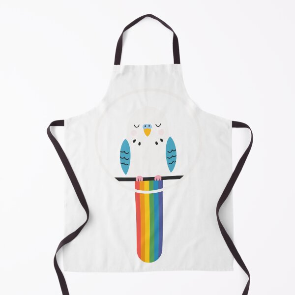 Item preview, Cute Rainbow Budgie Cartoon designed and sold by OlhaDreamArt.