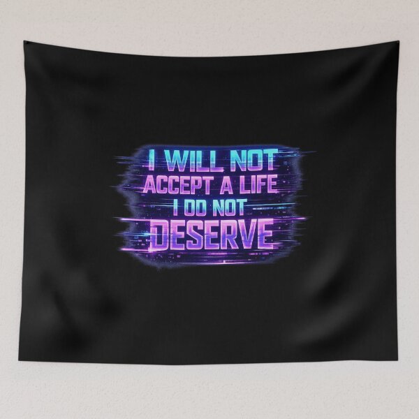 Item preview, Cyberpunk Motivation Quote Neon Glitch Streetwear Art designed and sold by AMICO77.