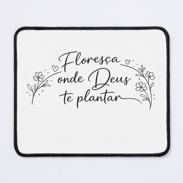 Item preview, Floresça Onde Deus Te Plantar | Frase Cristã Motivacional Floral/Bloom Where God Plants You | Christian Floral Motivational Quote Main tag: designed and sold by MotivArtes.