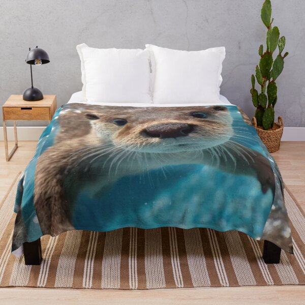 Item preview, Cute Swimming Otter Aesthetic Animal Photography designed and sold by Jesus-istheway.