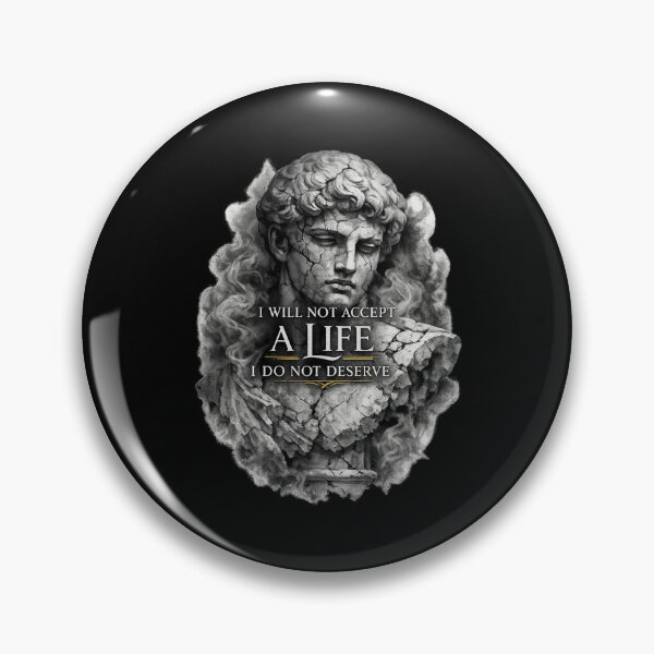 Item preview, Dark Academia Greek Statue Motivational Typography designed and sold by AMICO77.