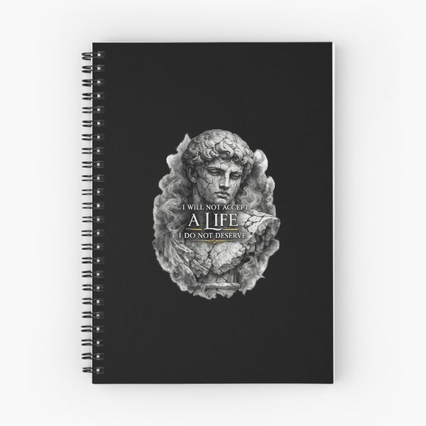 Item preview, Dark Academia Greek Statue Motivational Typography designed and sold by AMICO77.