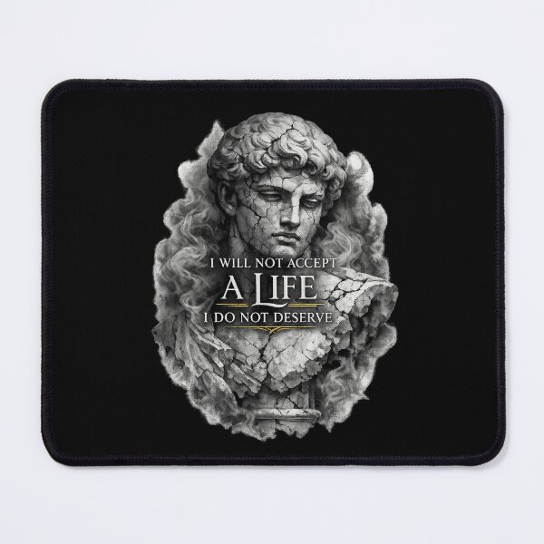 Item preview, Dark Academia Greek Statue Motivational Typography designed and sold by AMICO77.
