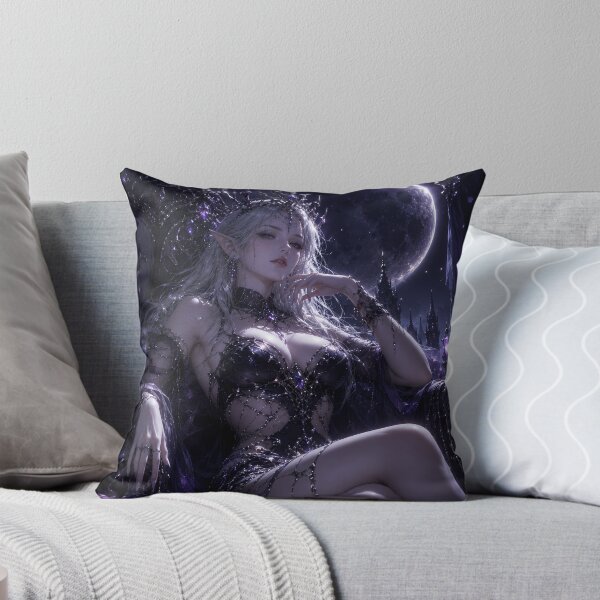 Item preview, Moonlit Elf Queen Dark Fantasy Portrait designed and sold by ManJiangHong.
