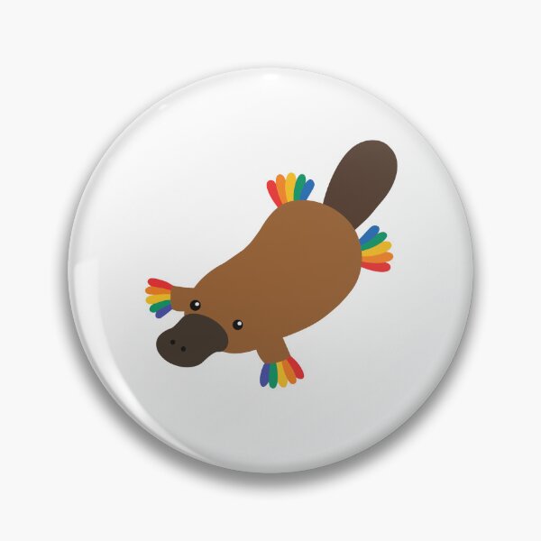 Item preview, Cute Rainbow Platypus Cartoon designed and sold by OlhaDreamArt.