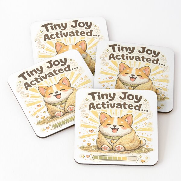 Item preview, Happy Corgi – Tiny Joy Activated | Cute Kawaii Sunshine Dog designed and sold by Clothes With Smiling Animals Walt Gral.