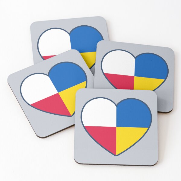 Item preview, Poland Ukraine | 2 Nations 1 Heart designed and sold by sublimesun.