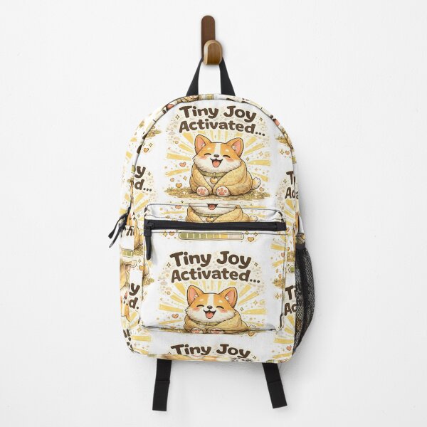 Item preview, Happy Corgi – Tiny Joy Activated | Cute Kawaii Sunshine Dog designed and sold by Clothes With Smiling Animals Walt Gral.