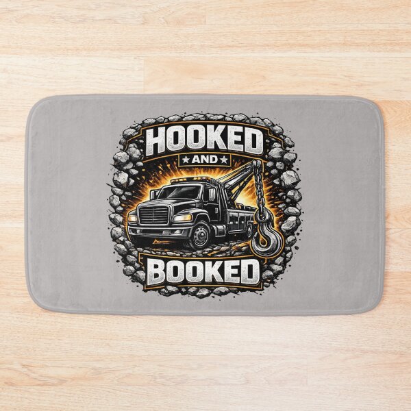 Item preview, Hooked and Booked Tow Truck Operator Design designed and sold by Veldrin-Media.