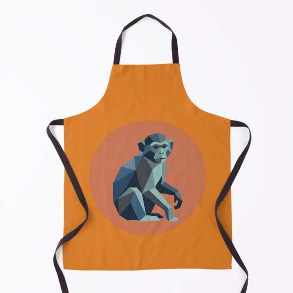 Item preview, Sitting Blue Chimpanzee – Geometric Art for Graphic Design Lovers designed and sold by bsbd-action.