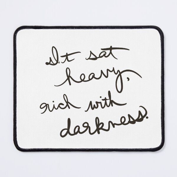 Item preview, It Sat Heavy, Rich with Darkness designed and sold by abeink.