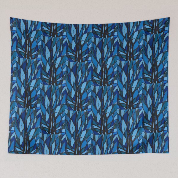 Item preview, Finding a New Tree acrylic abstract tree painting designed and sold by ChillonLeachArt.