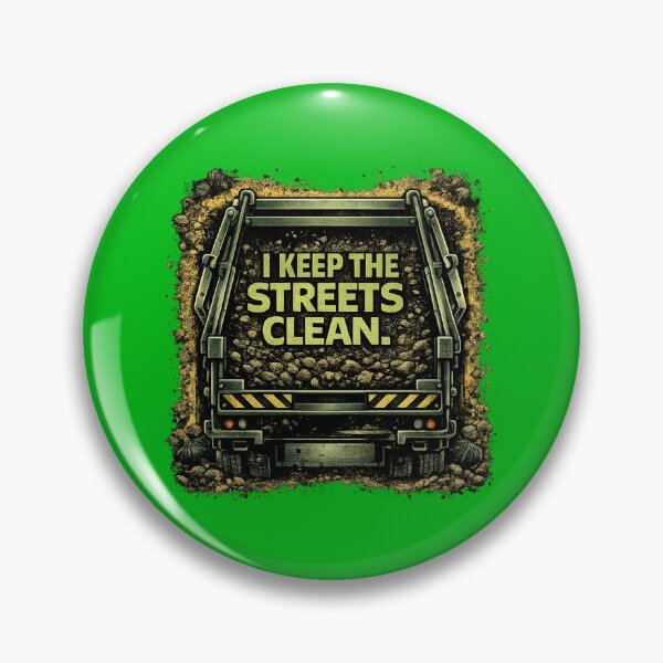 Item preview, I Keep The Streets Clean Sanitation Worker designed and sold by Veldrin-Media.