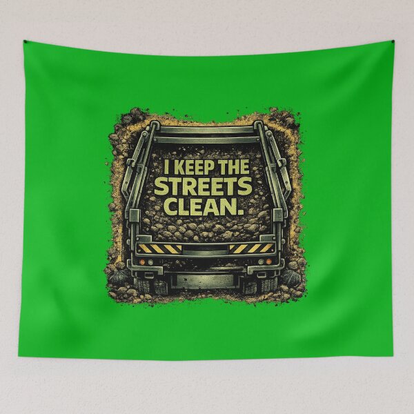 Item preview, I Keep The Streets Clean Sanitation Worker designed and sold by Veldrin-Media.