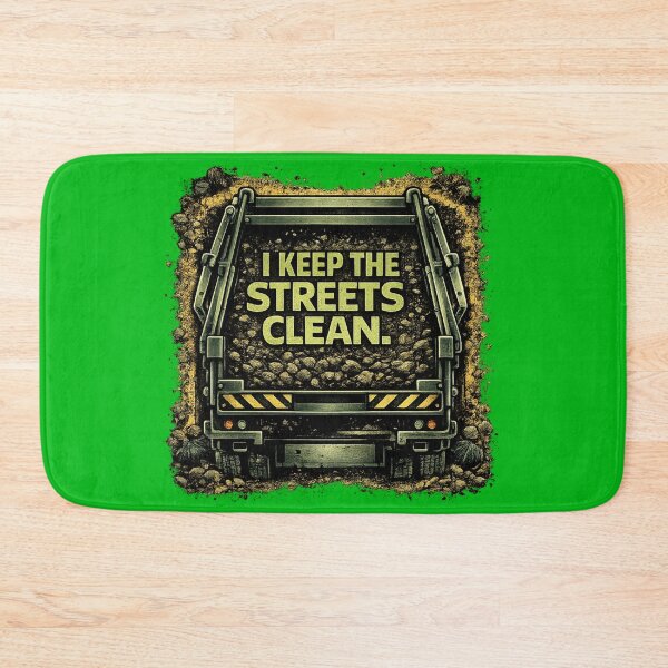Item preview, I Keep The Streets Clean Sanitation Worker designed and sold by Veldrin-Media.