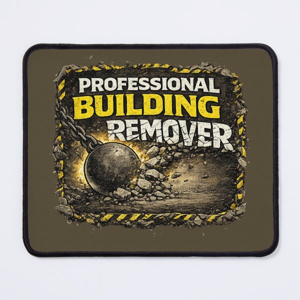 Item preview, Professional Building Remover Demolition Worker designed and sold by Veldrin-Media.